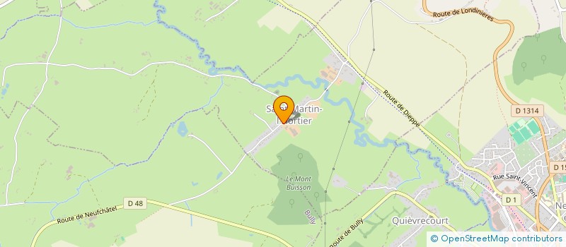 localisation de l'entreprise FERME DU MONT BUISSON  SAINT-MARTIN-L'HORTIER