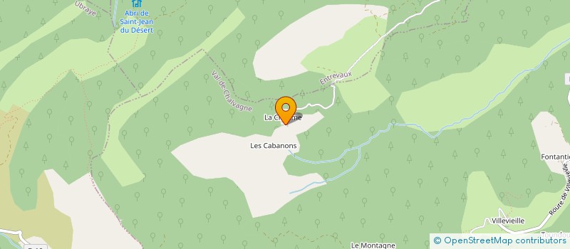 localisation de l'entreprise FERME DU PLAISIR à ENTREVAUX