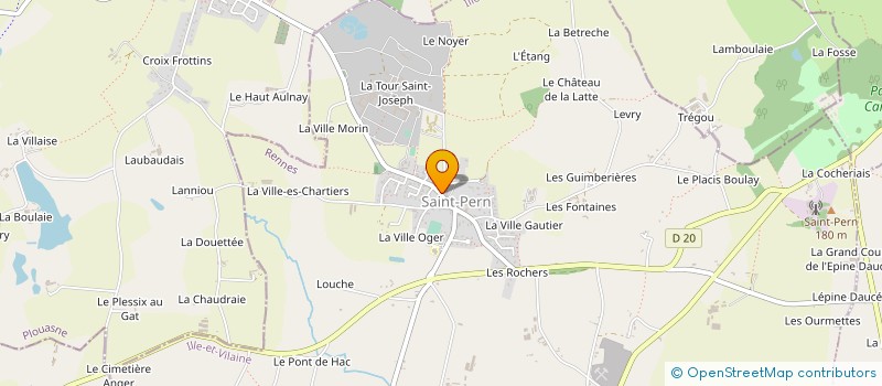 localisation de l'entreprise FERME DU PRESSOIR SAS à SAINT-PERN