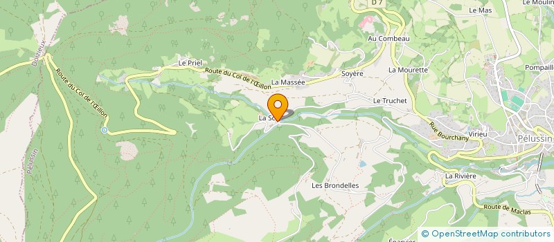 localisation de l'entreprise FERME DU REGRILLON  PELUSSIN