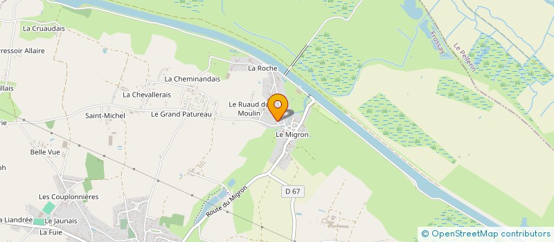 localisation de l'entreprise FERME DU RUAUD à CHAUVE