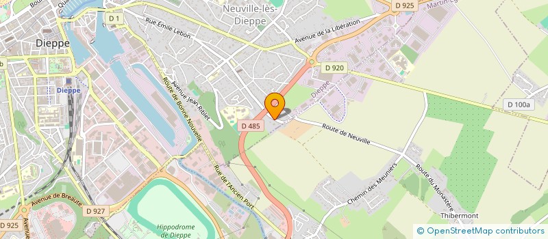 localisation de l'entreprise FERME DU VIEUX NEUVILLE  DIEPPE