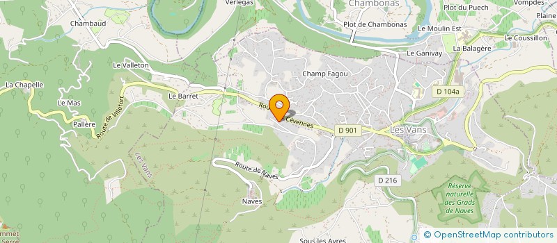localisation de l'entreprise FERME ECOLE LES PAGELS à MONTSELGUES