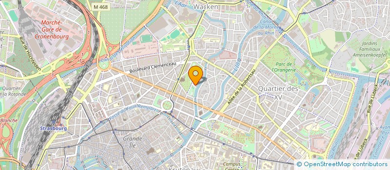 localisation de l'entreprise FERME EOLIENNE DE CHAMPNIERS - LA CHAPELLE BATON à STRASBOURG