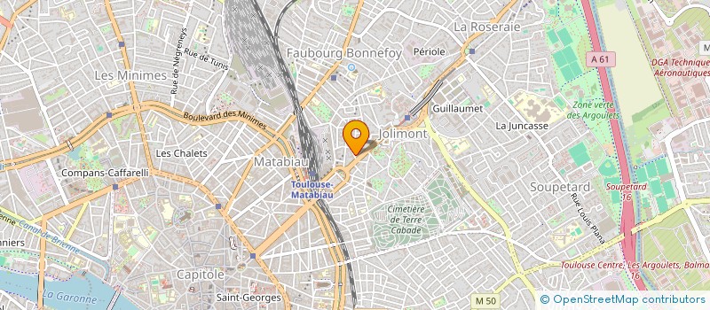 localisation de l'entreprise FERME EOLIENNE DE FEUILLADE ET SOUFFRIGNAC à TOULOUSE
