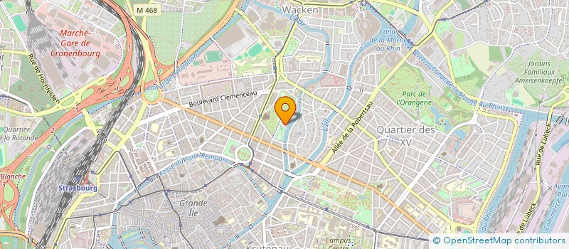 localisation de l'entreprise FERME EOLIENNE DE LA RENAISSANCE 1 à STRASBOURG