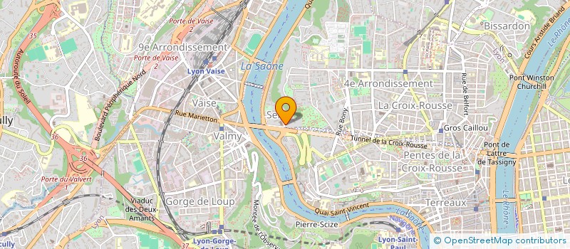 localisation de l'entreprise FERME EOLIENNE DE LA SAUGERE  LYON