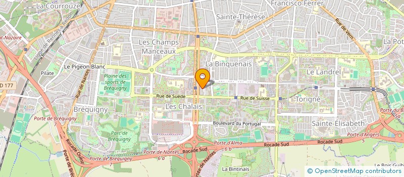 localisation de l'entreprise FERME EOLIENNE DE NOYALES  RENNES