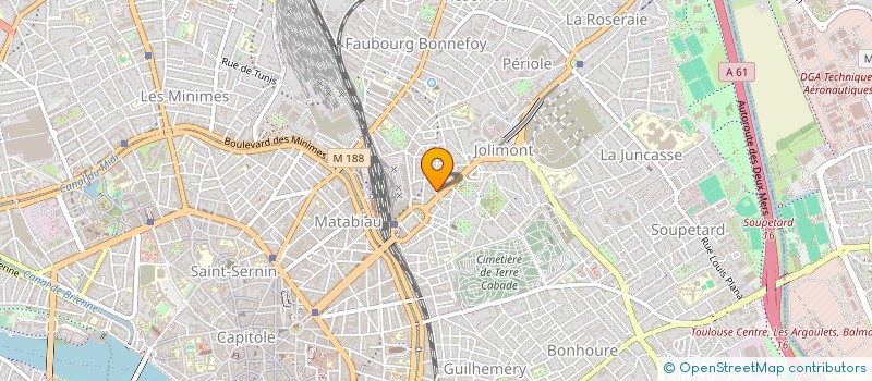 localisation de l'entreprise FERME EOLIENNE DU GRAND CHEMIN  TOULOUSE