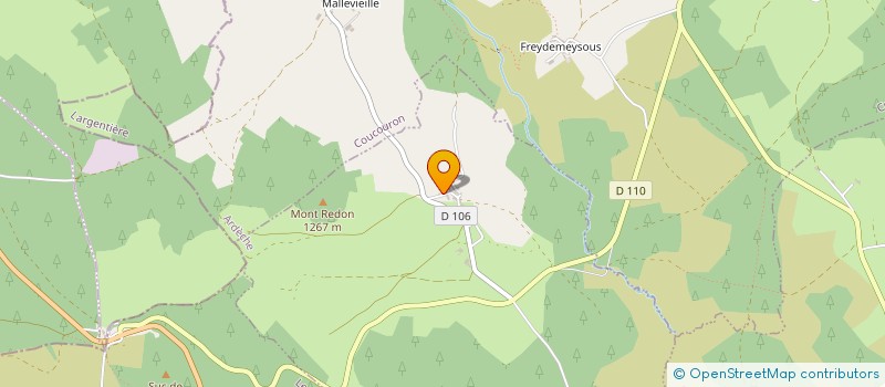 localisation de l'entreprise FERME EQUESTRE DE BELVEZET  LAVILLATTE