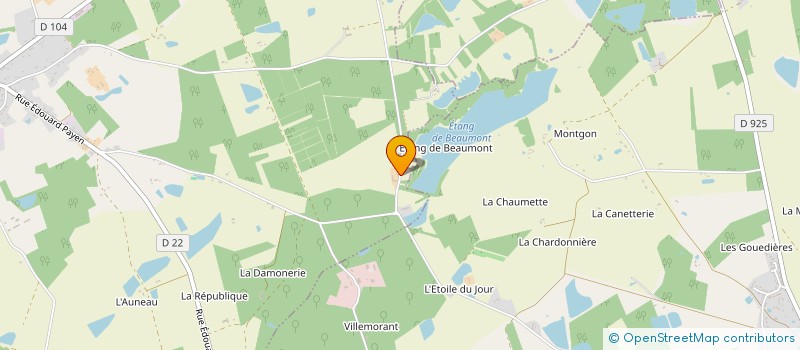 localisation de l'entreprise FERME EQUESTRE DES DEUX AILES  LA MAROLLE-EN-SOLOGNE