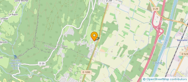 localisation de l'entreprise FERME EQUESTRE ET PEDAGOGIQUE DE LOISEAU BLEU  LE TOUVET