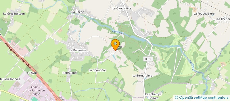 localisation de l'entreprise FERME EQUESTRE SAINT ANTOINE à VIGNEUX-DE-BRETAGNE