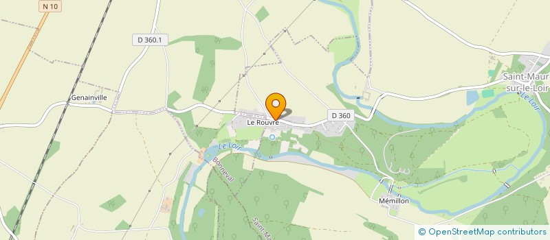 localisation de l'entreprise FERME ET TOURISME à SAINT-MAUR-SUR-LE-LOIR