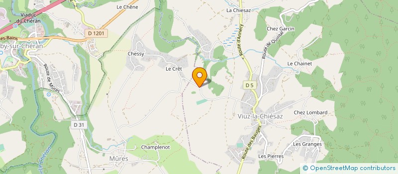 localisation de l'entreprise FERME FLEURY à VIUZ-LA-CHIESAZ