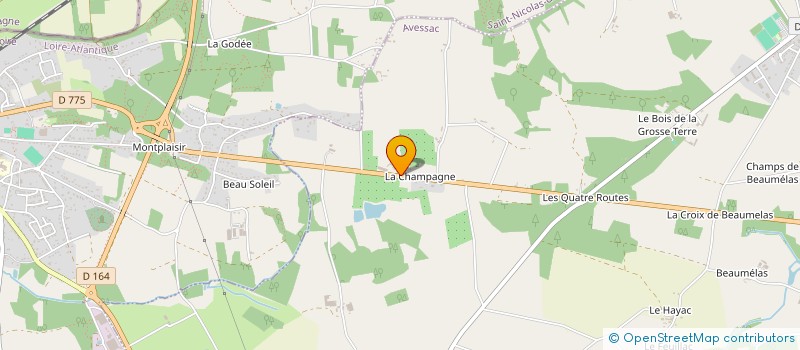 localisation de l'entreprise FERME FRUITIERE CAP SUD  AVESSAC