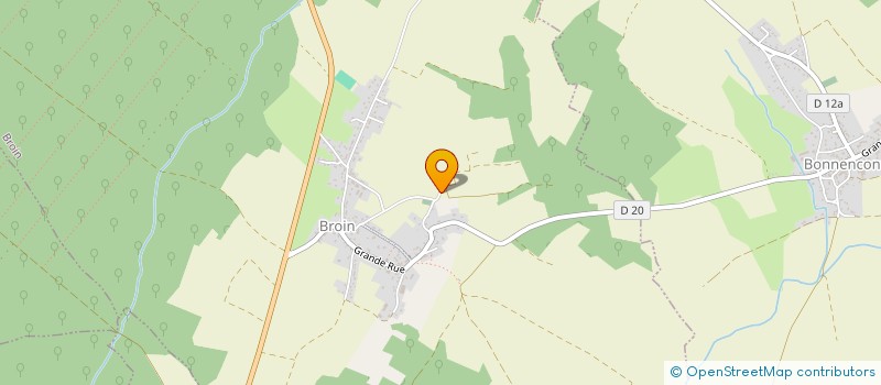 localisation de l'entreprise FERME FRUITIERE LAFORET à BROIN