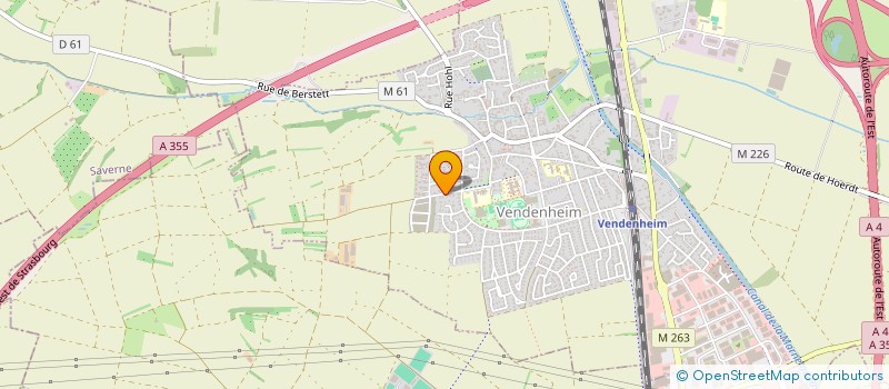 localisation de l'entreprise FERME HASSLER  VENDENHEIM