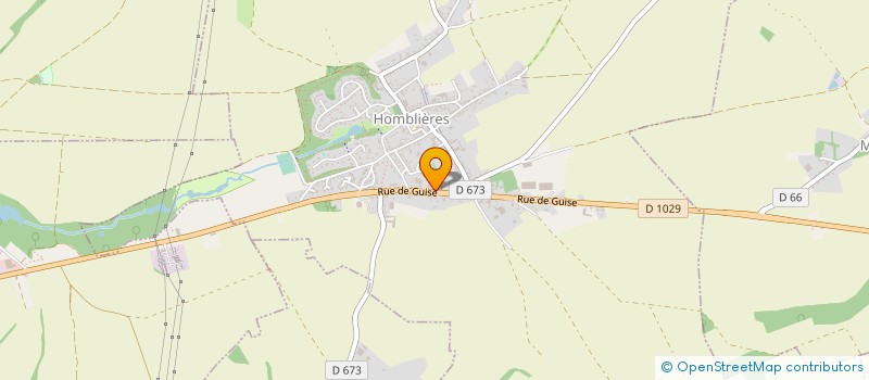 localisation de l'entreprise FERME HONORE  HOMBLIERES