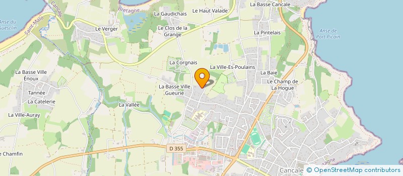 localisation de l'entreprise FERME HUBERT GAUMERAIS  CANCALE