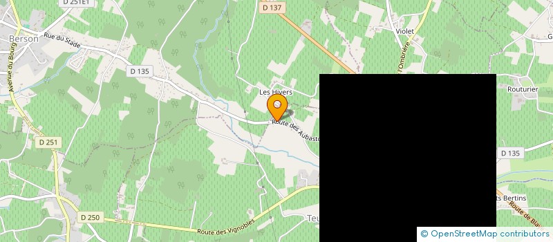 localisation de l'entreprise FERME INTENTION  TEUILLAC