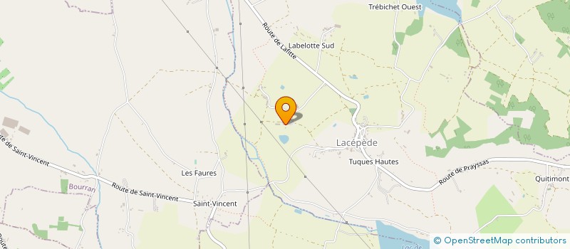 localisation de l'entreprise FERME LA CAMPELIERE à LACEPEDE