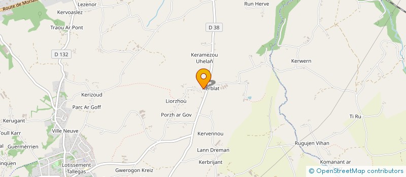 localisation de l'entreprise FERME LE DU  PLOUMILLIAU