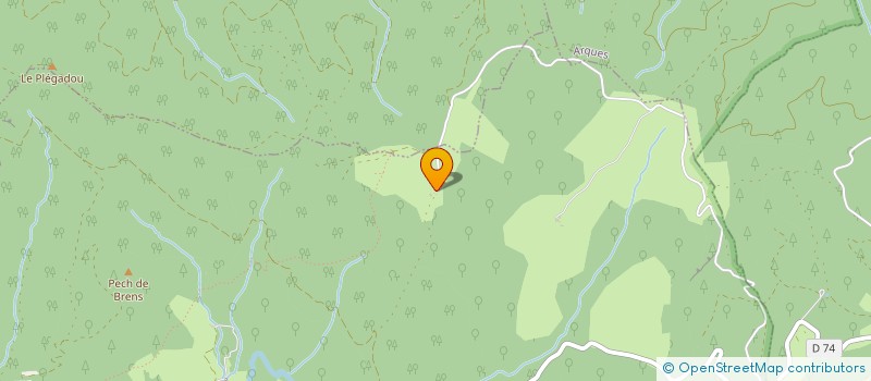 localisation de l'entreprise FERME LES BERNOUS  SOUGRAIGNE