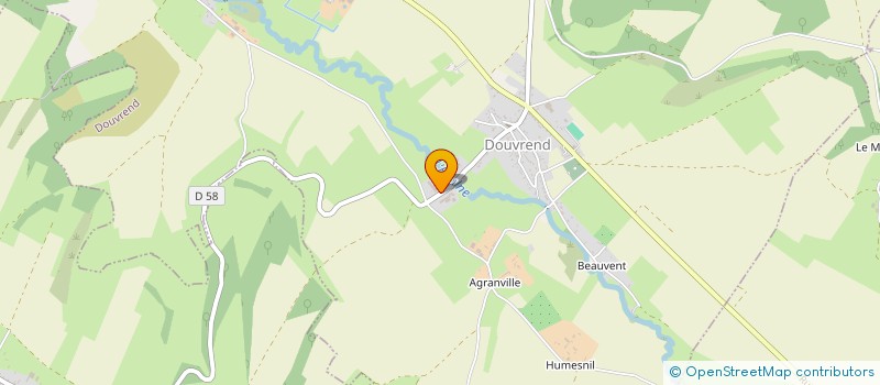 localisation de l'entreprise FERME LES P'TITS POMMIERS à DOUVREND
