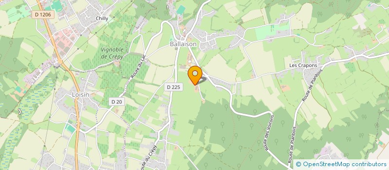 localisation de l'entreprise FERME LES PEUPLIERS  BALLAISON