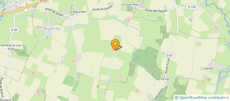 localisation de l'entreprise FERME LES PLAIZES  ARGANCHY