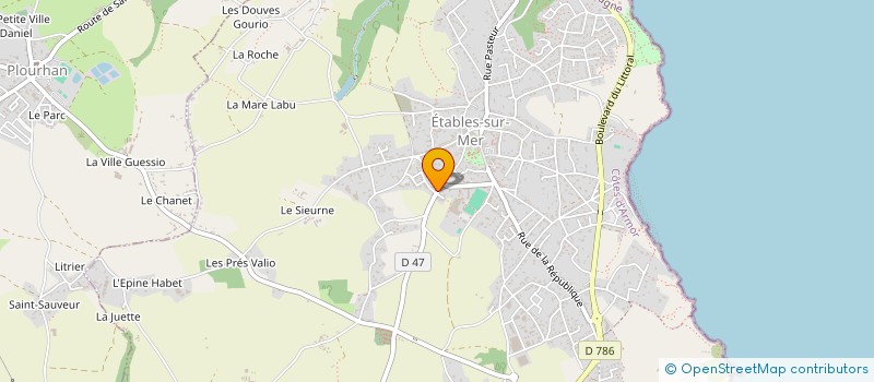 localisation de l'entreprise FERME LES VOLAILLES DE LA VILLEMAIN à BINIC-ETABLES-SUR-MER