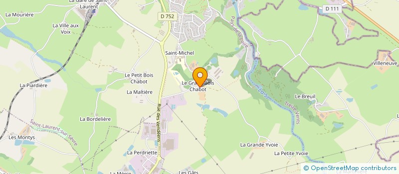 localisation de l'entreprise FERME MANCEAU  SAINT-LAURENT-SUR-SEVRE