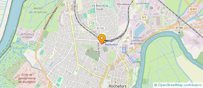 localisation de l'entreprise FERME MARINE D ARTOUAN  ROCHEFORT