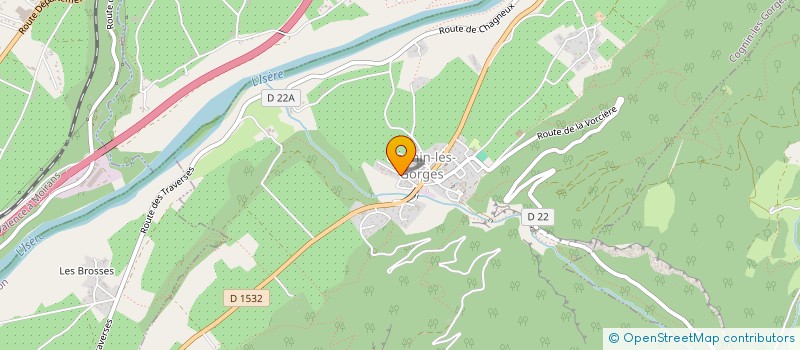 localisation de l'entreprise FERME MICHALLET à COGNIN-LES-GORGES