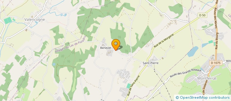 localisation de l'entreprise FERME MOULIN  VILLAGES DU LAC DE PALADRU