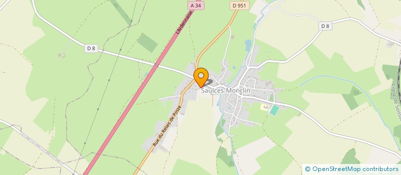 localisation de l'entreprise FERME PEDAGO DU BONHEUR  SAULCES-MONCLIN