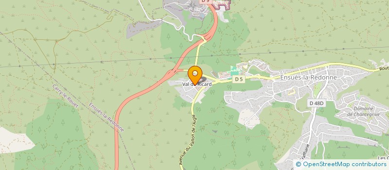 localisation de l'entreprise FERME PEDAGOGIQUE DE JANNAH  ENSUES-LA-REDONNE