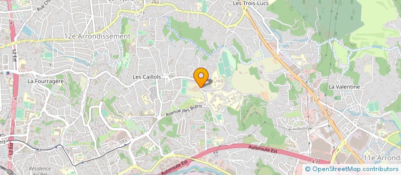 localisation de l'entreprise FERME PEDAGOGIQUE DU COLLET DES COMTES  MARSEILLE