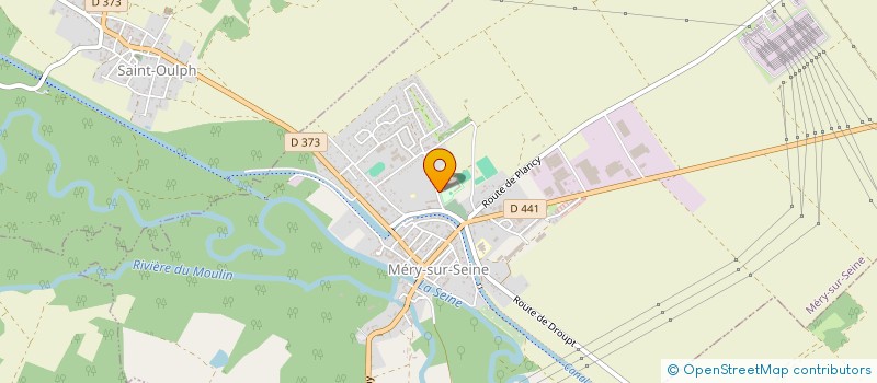 localisation de l'entreprise FERME PEDAGOGIQUE MERY  MERY-SUR-SEINE