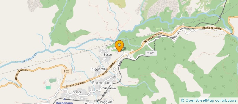 localisation de l'entreprise FERME PEDAGOGIQUE U RIFUGIU DI LERIA à BOCOGNANO