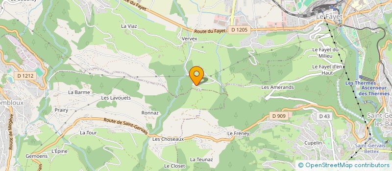 localisation de l'entreprise FERME PELLOUX  DOMANCY