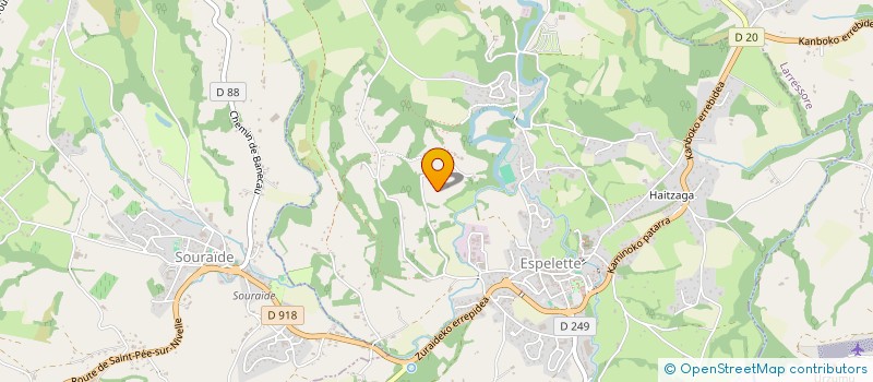 localisation de l'entreprise FERME PEUSKI  ESPELETTE