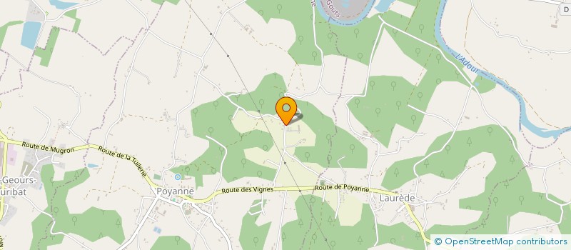 localisation de l'entreprise FERME PUSSACQ  POYANNE