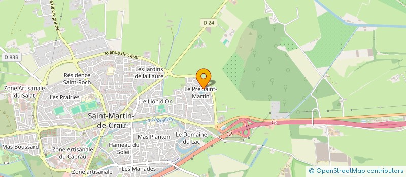 localisation de l'entreprise FERME PV4 à SAINT MARTIN DE CRAU