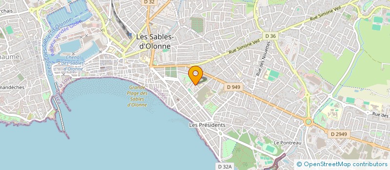 localisation de l'entreprise FERME RACINE  LES SABLES-D'OLONNE