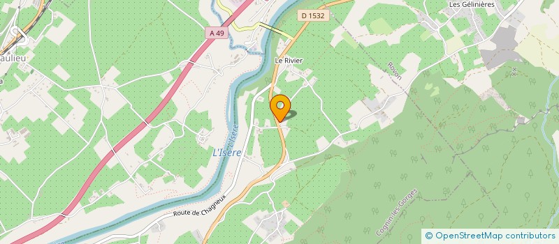 localisation de l'entreprise FERME RODET à COGNIN-LES-GORGES