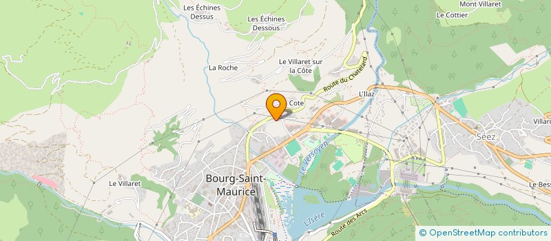 localisation de l'entreprise FERME RULLIER à BOURG-SAINT-MAURICE