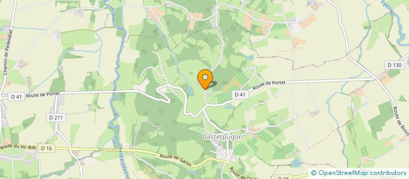 localisation de l'entreprise FERME SABY  CASTETPUGON