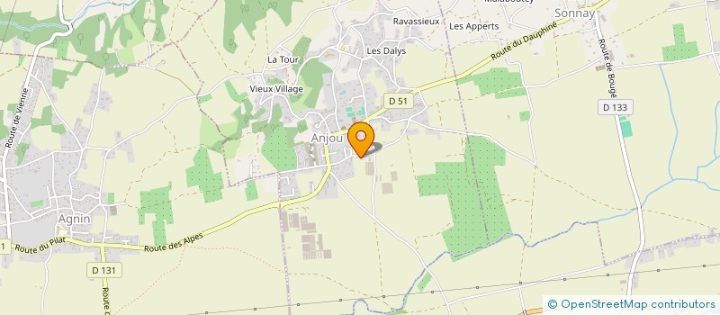 localisation de l'entreprise FERME SAINT-SAUVEUR à ANJOU